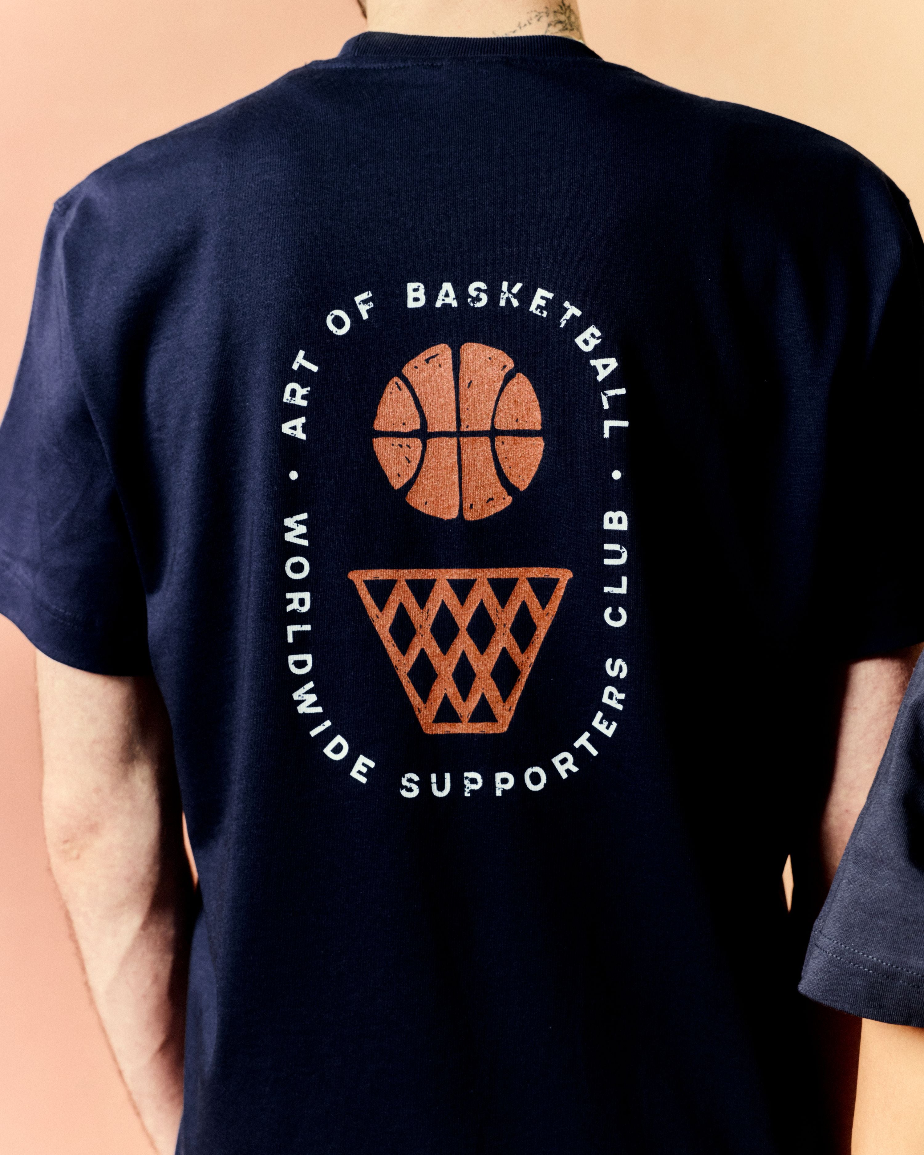 ART OF Basketball Tee | Navy Graphic T-shirt