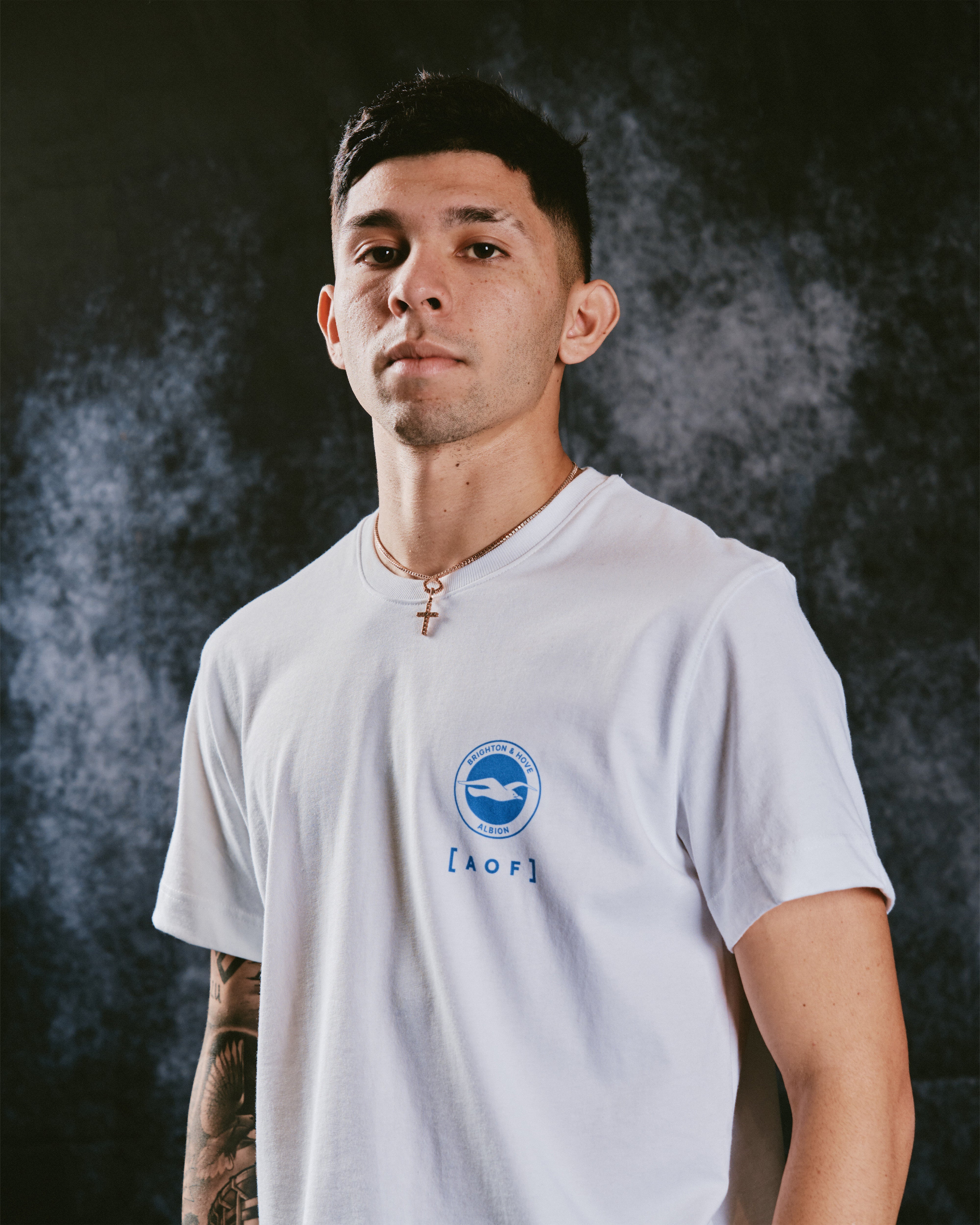 ART OF x Brighton World Famous Tee | White Graphic Football T-shirt