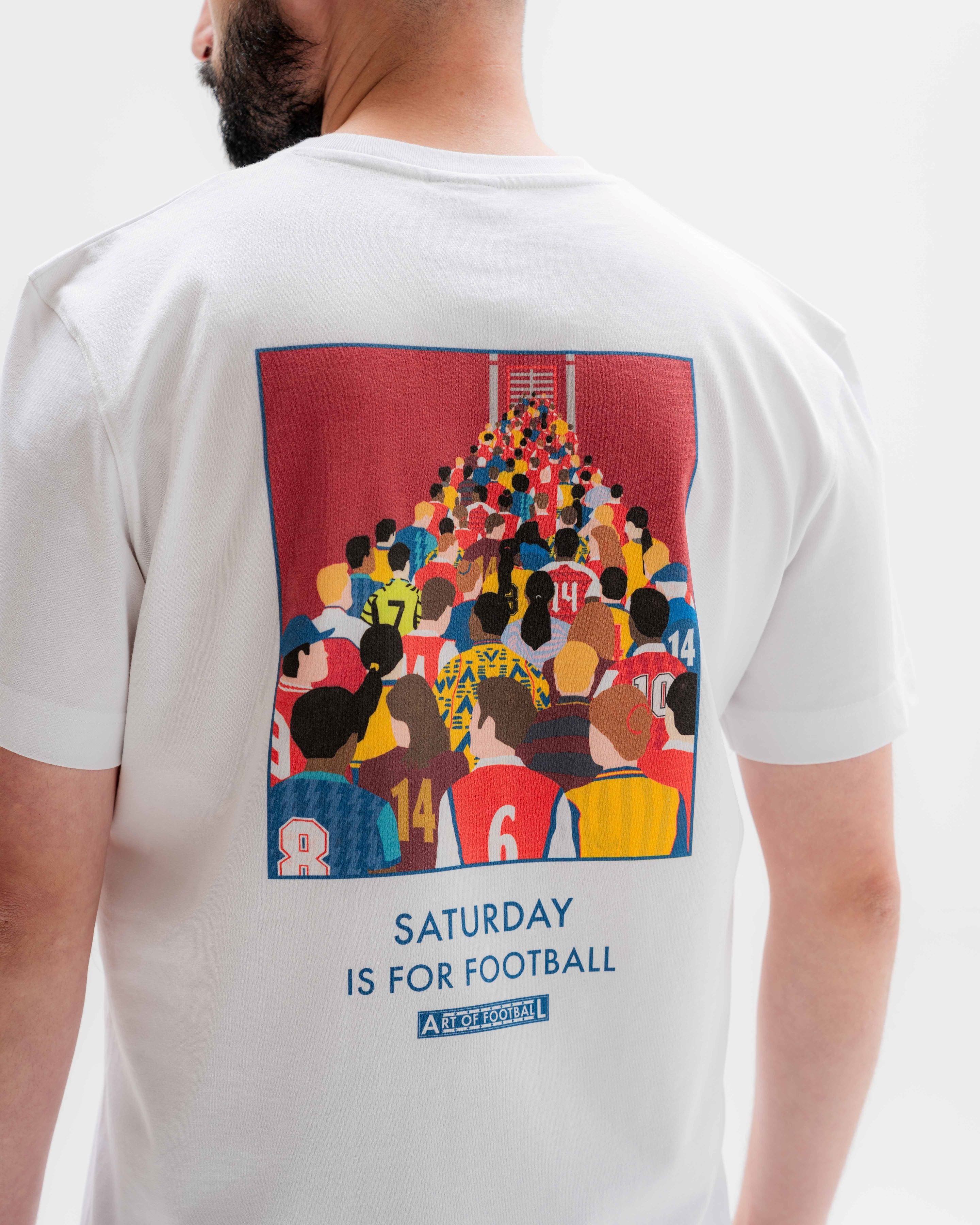 ART OF Football Saturday Is For Football Tee | AOF AFC White T-shirt