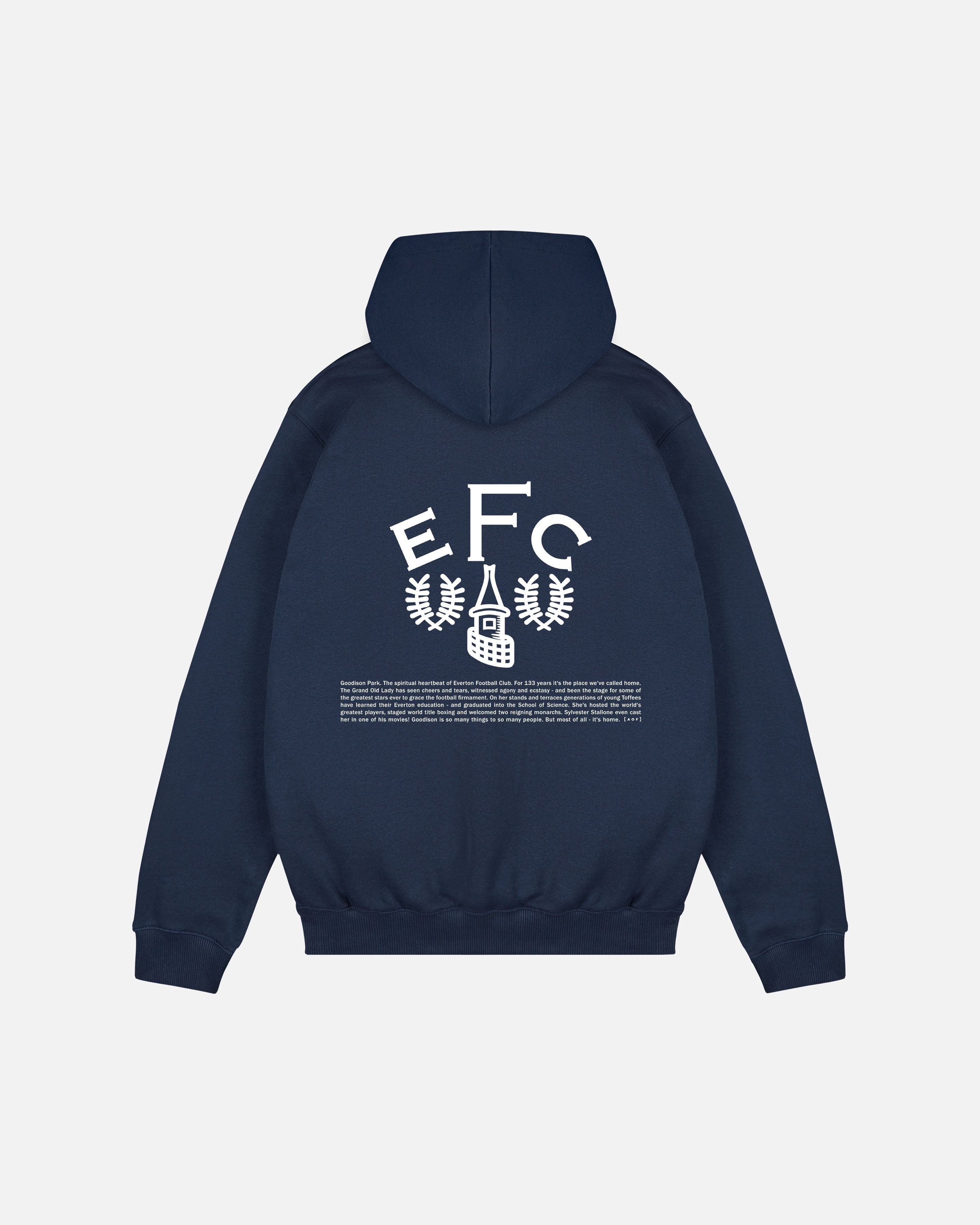 AOF Everton 1892 Hoodie | Navy Sweat | Art of Football