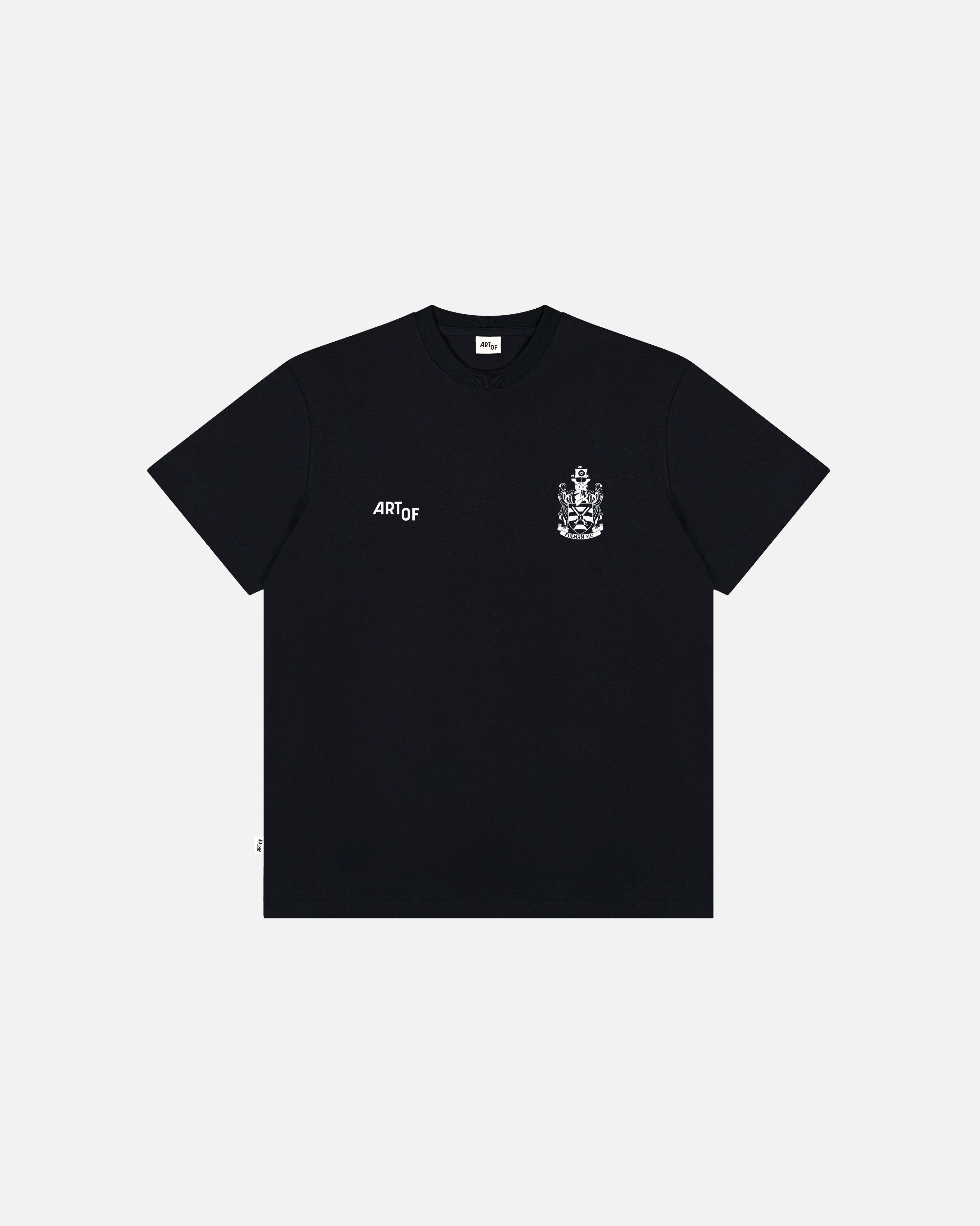 ART OF x Fulham Heritage Tee | Black Graphic Football T-shirt