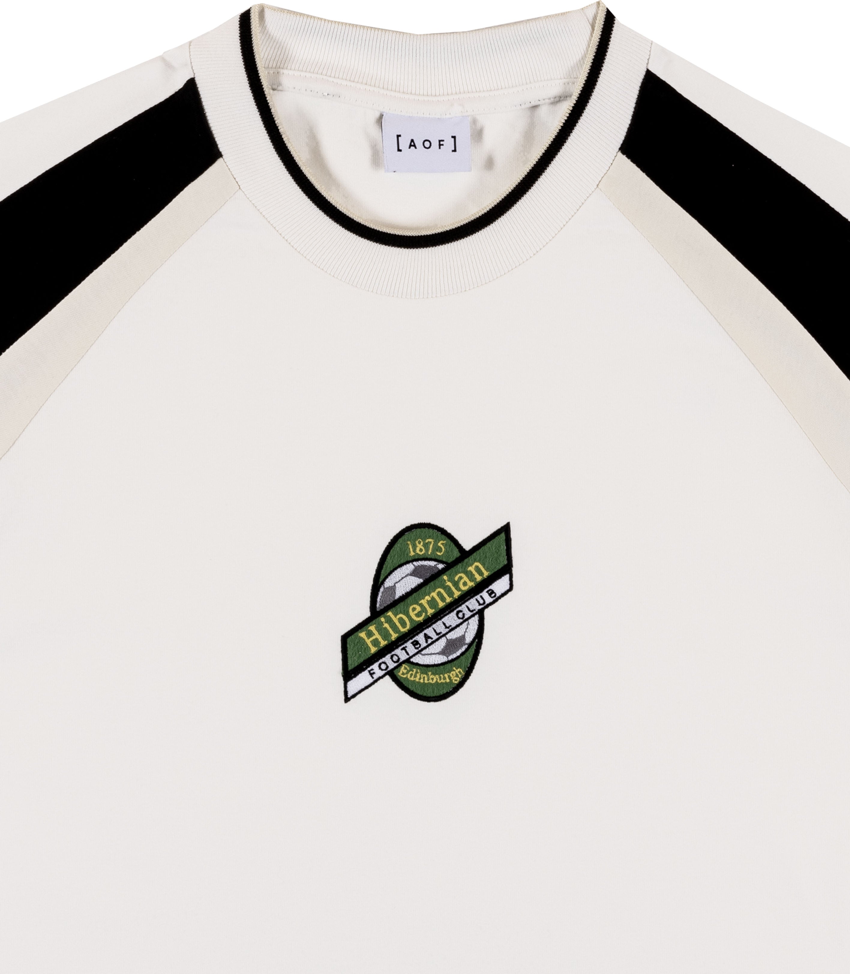 AOF x Hibs 90s Oversized Panelled T-shirt | Art of Football