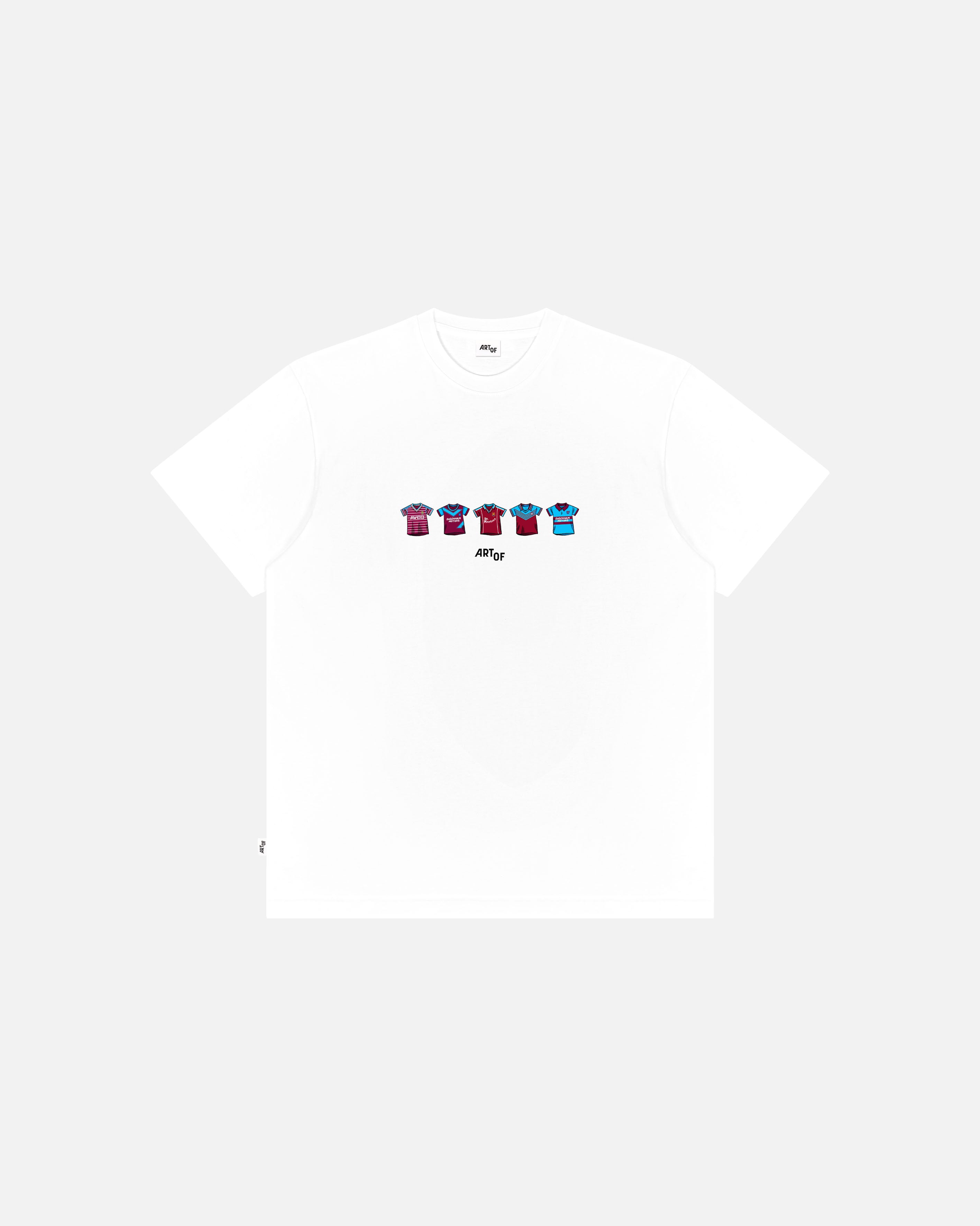 ART OF x West Ham Printed Classics Tee | White Football T-shirt