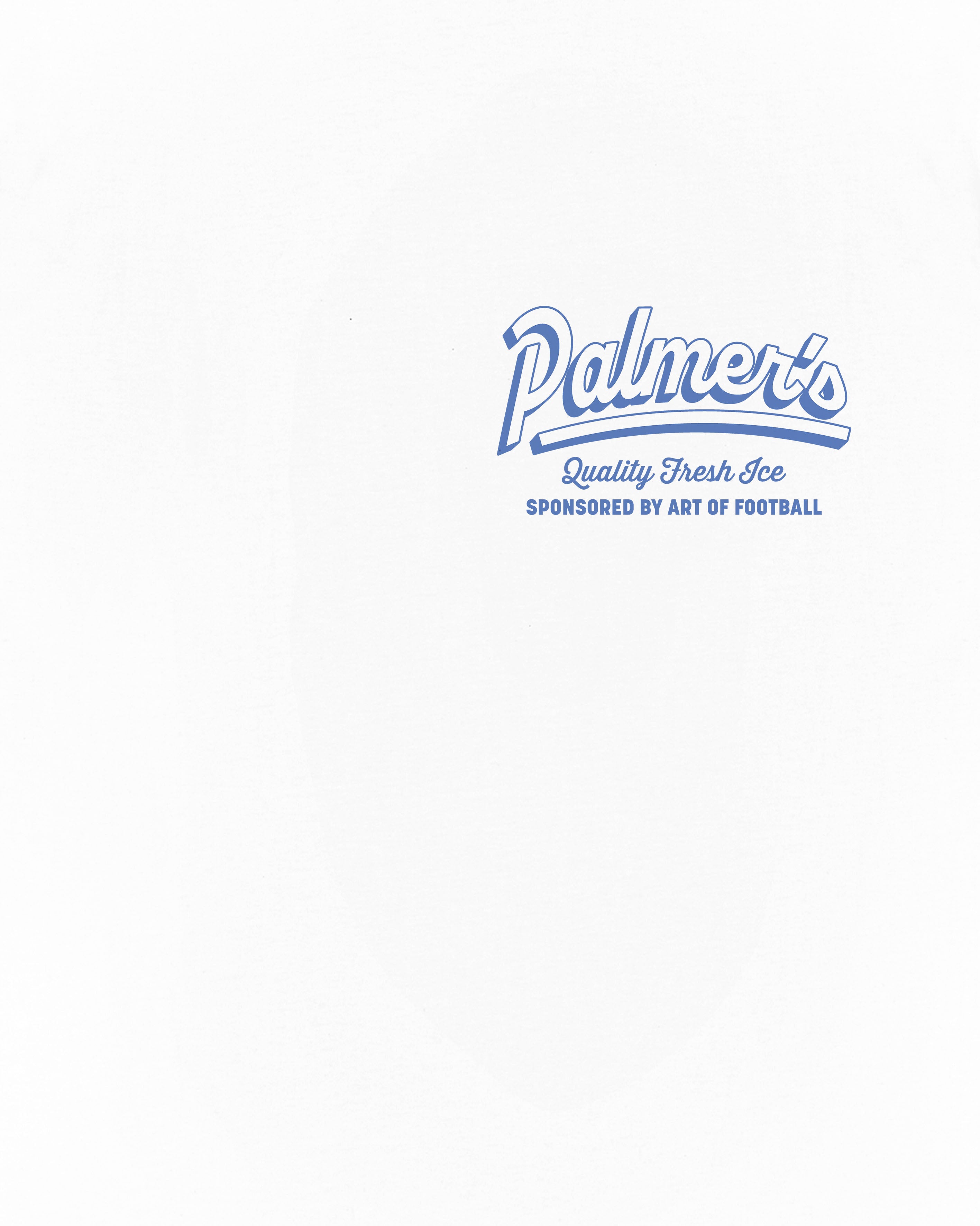 ART OF Football Cold Since 2002 Tee | AOF CFC White Graphic T-shirt