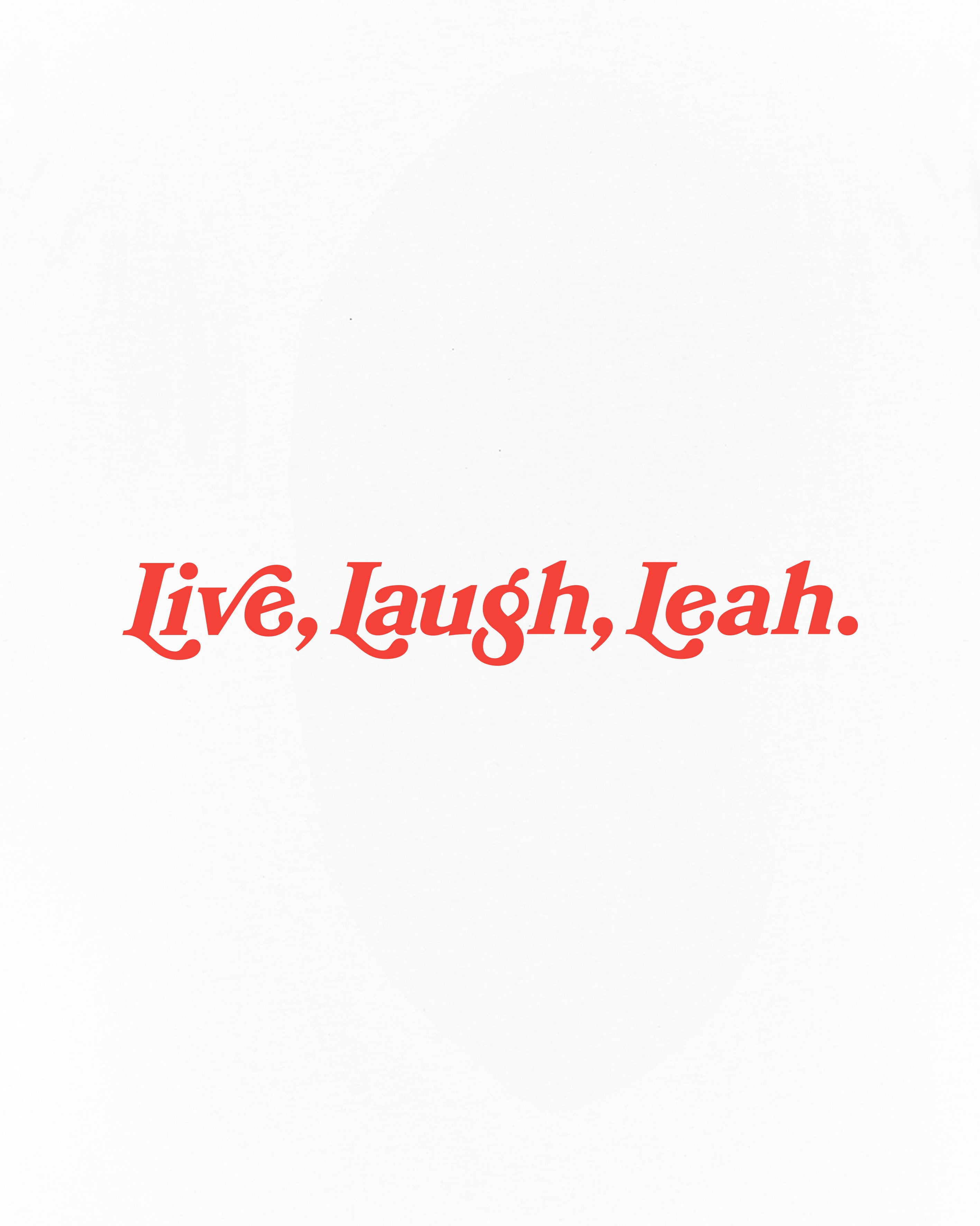 ART OF Football x Goaldiggers Live Laugh Leah Tee | AOF White T-shirt