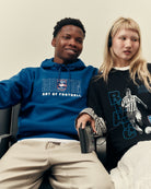 AOF x Brighton 90s Hoodie | Blue | Art of Football