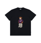 Black Printed Premium T-Shirt Front