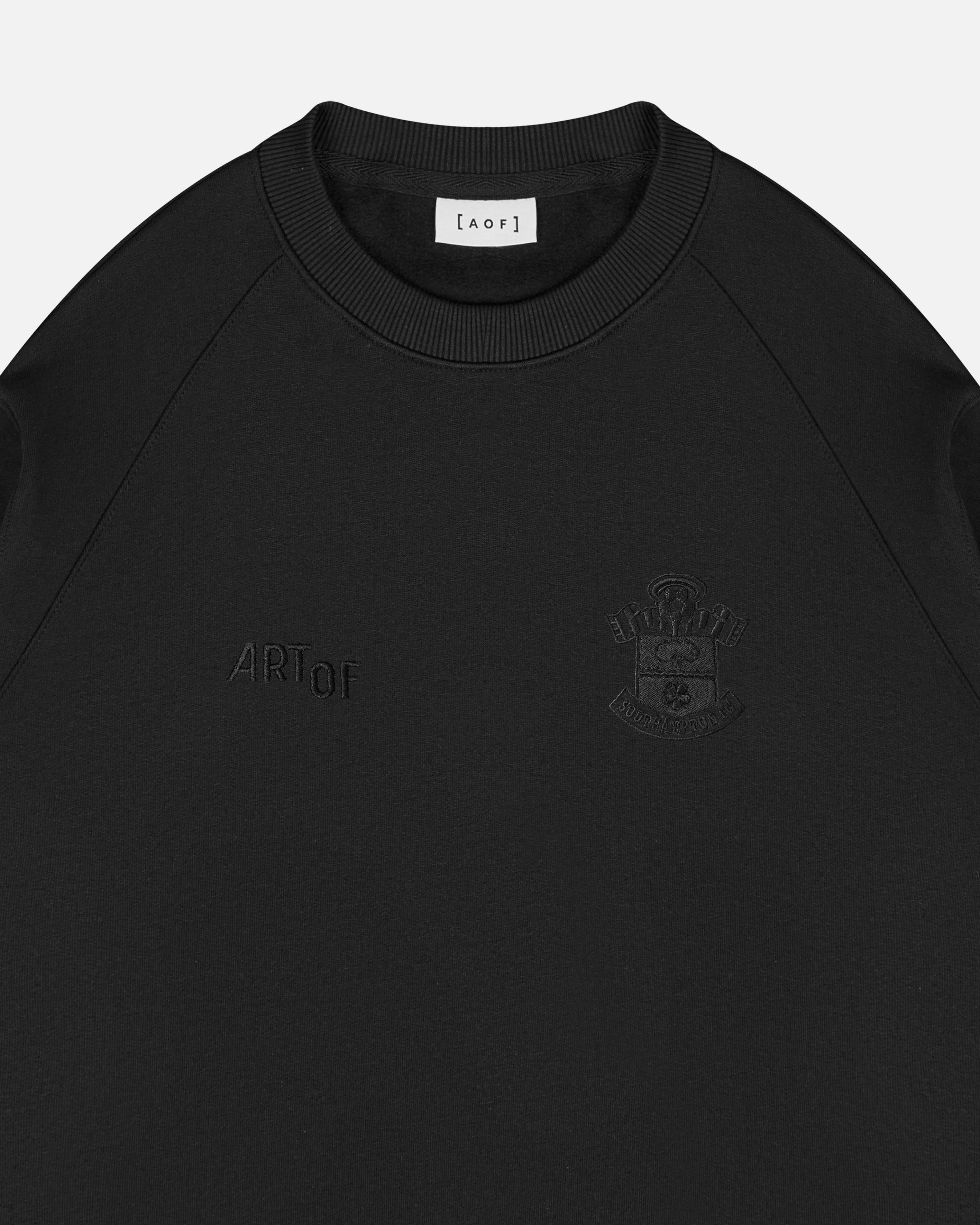 ART OF Football x Southampton Blackout Raglan Sweat | AOF x SFC