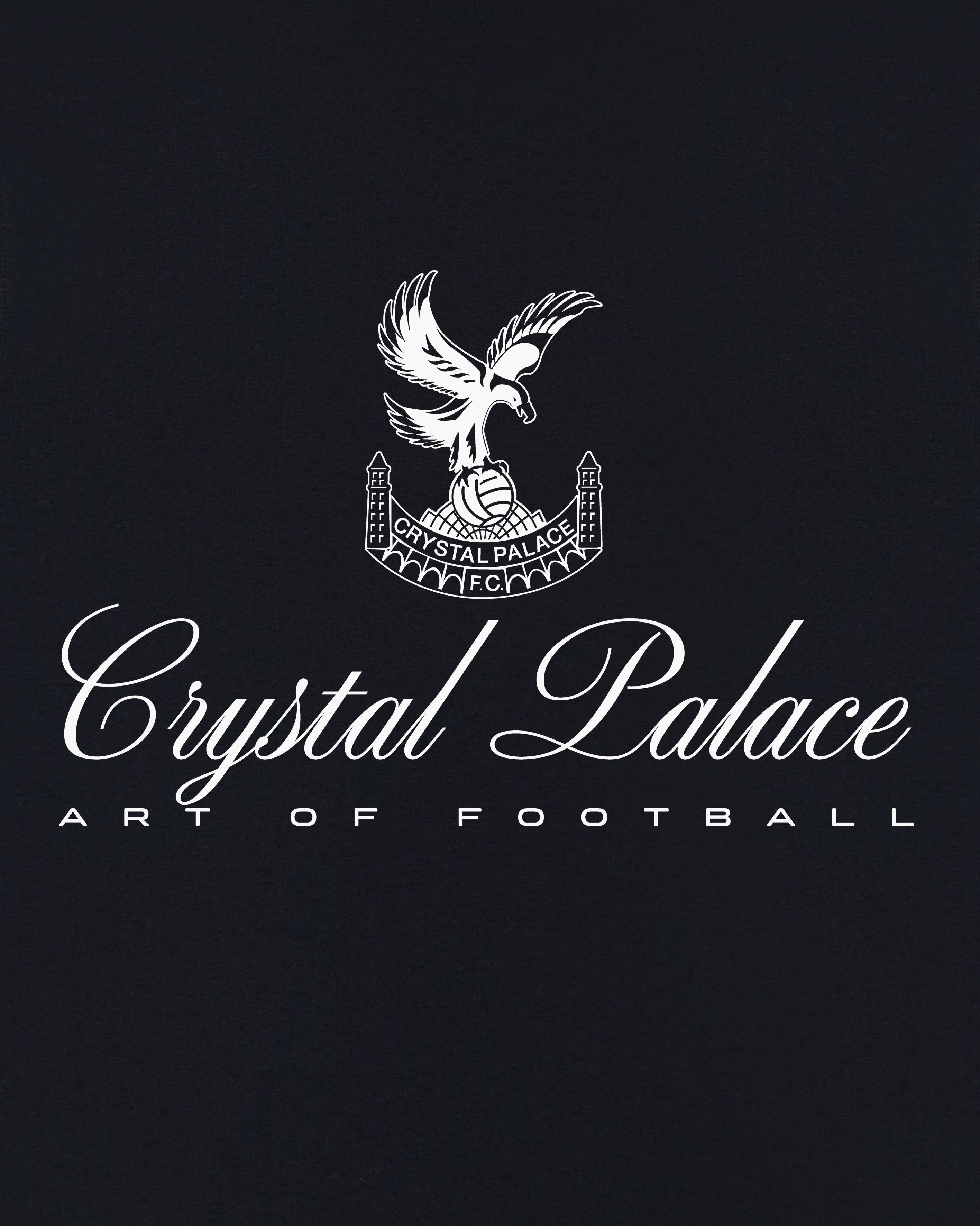 ART OF x Crystal Palace Heritage Tee | Black Graphic Football T-shirt