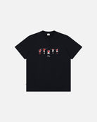 ART OF AFC Printed Icons Tee | Black Graphic Football T-shirt