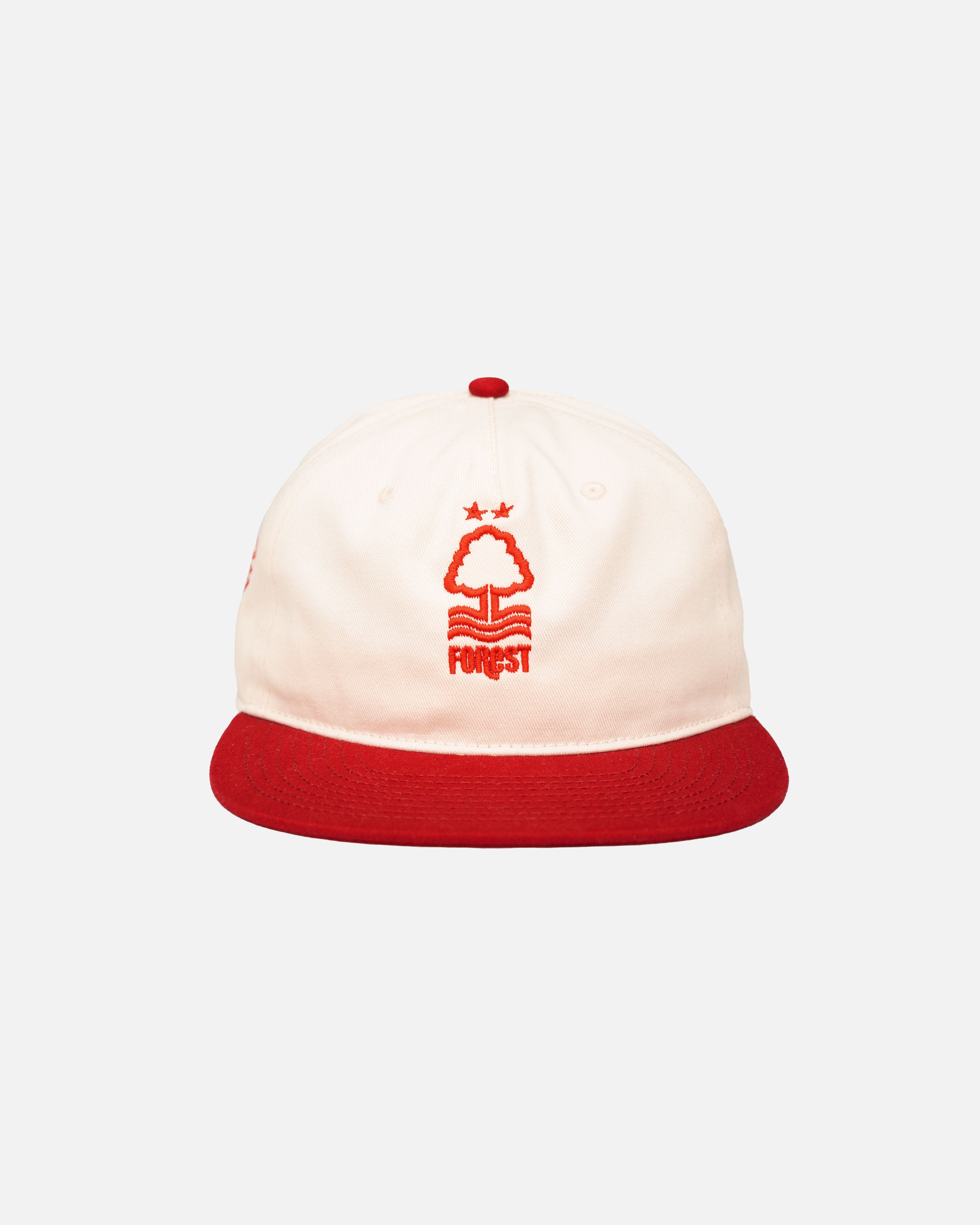 AOF x Forest Two Tone Cap | White & Red | AOF