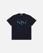 ART OF Football MCFC Printed Icons Tee | AOF Navy Graphic T-shirt