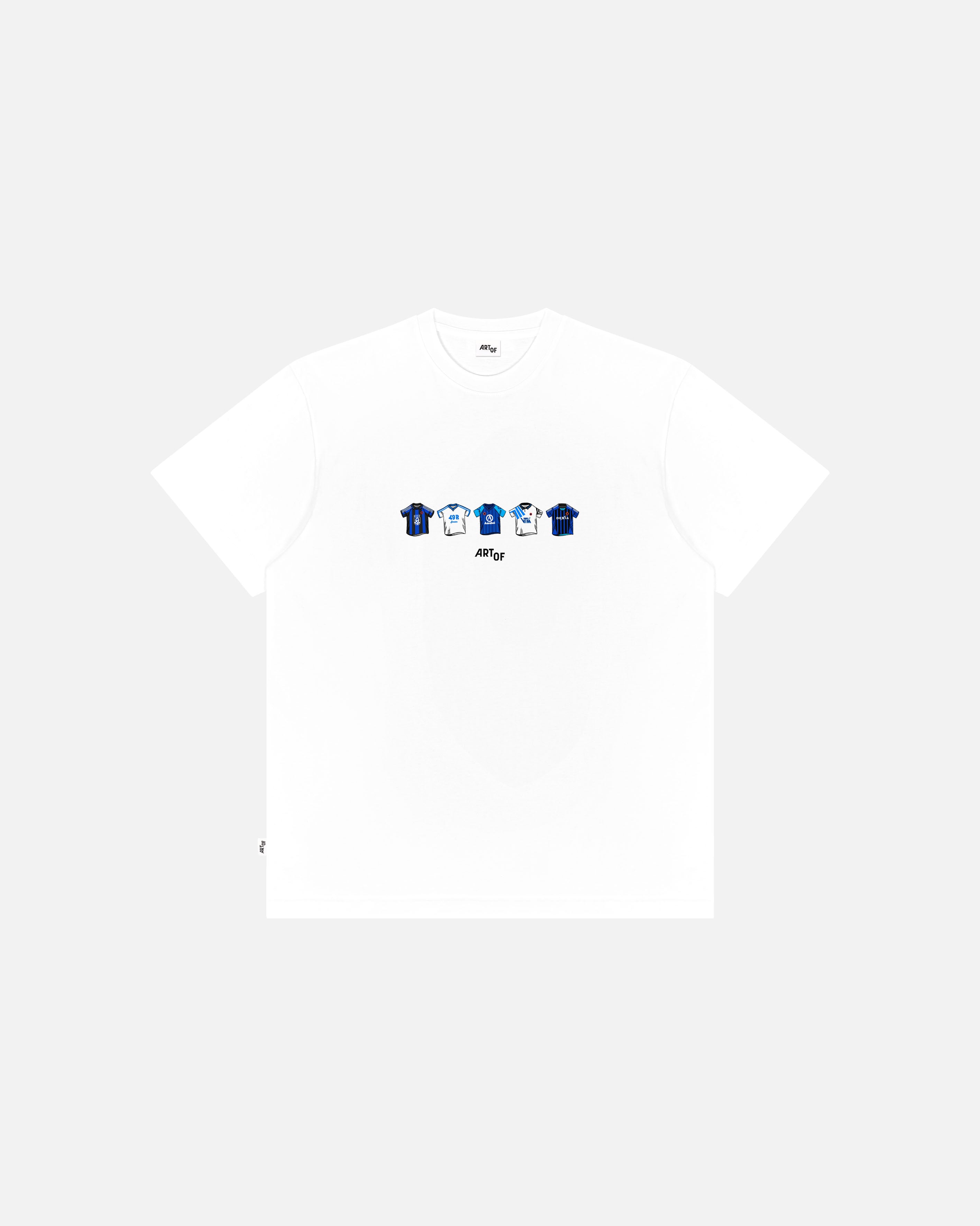 ART OF x Club Brugge Printed Classics Tee | White Football T-shirt