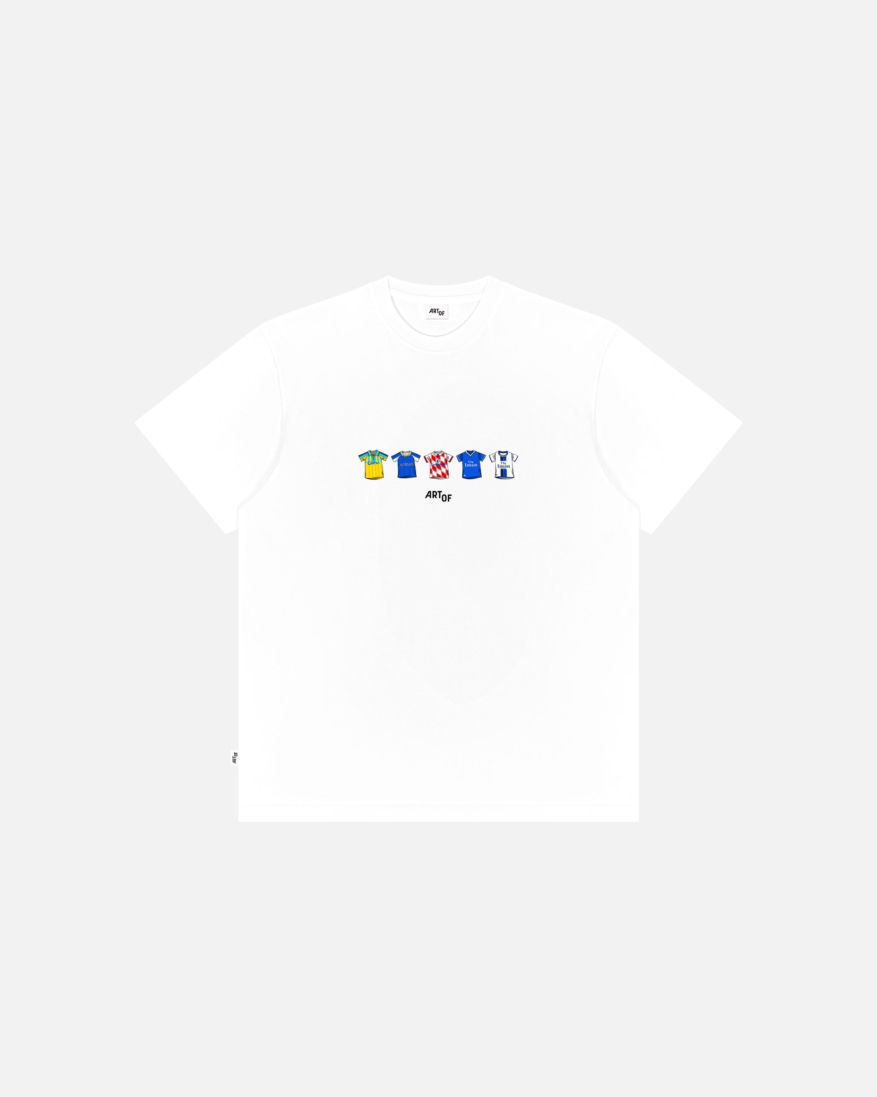 ART OF x Pensioners Printed Classics Tee | White Football T-shirt