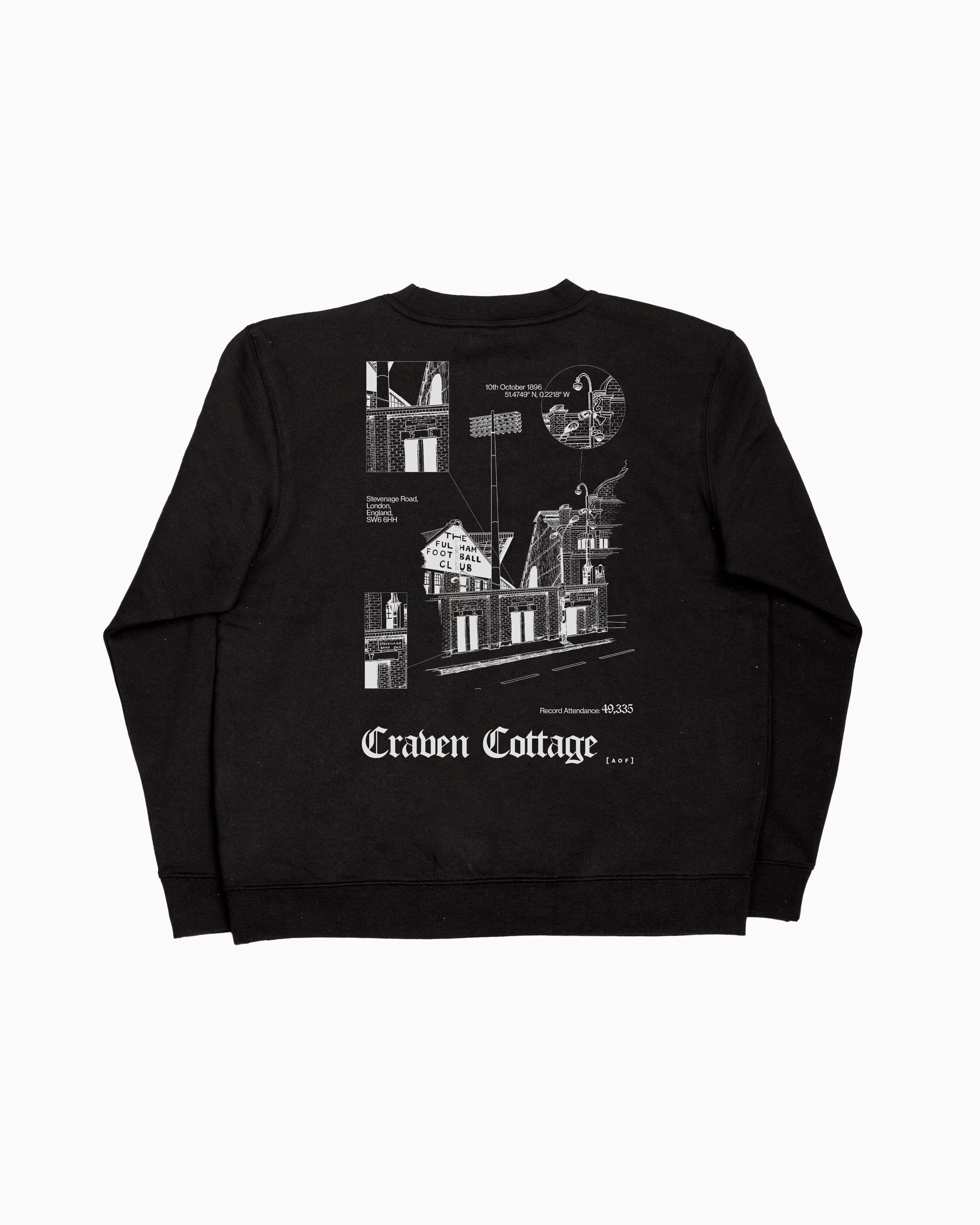 Craven Cottage Blueprint - Tee or Sweat