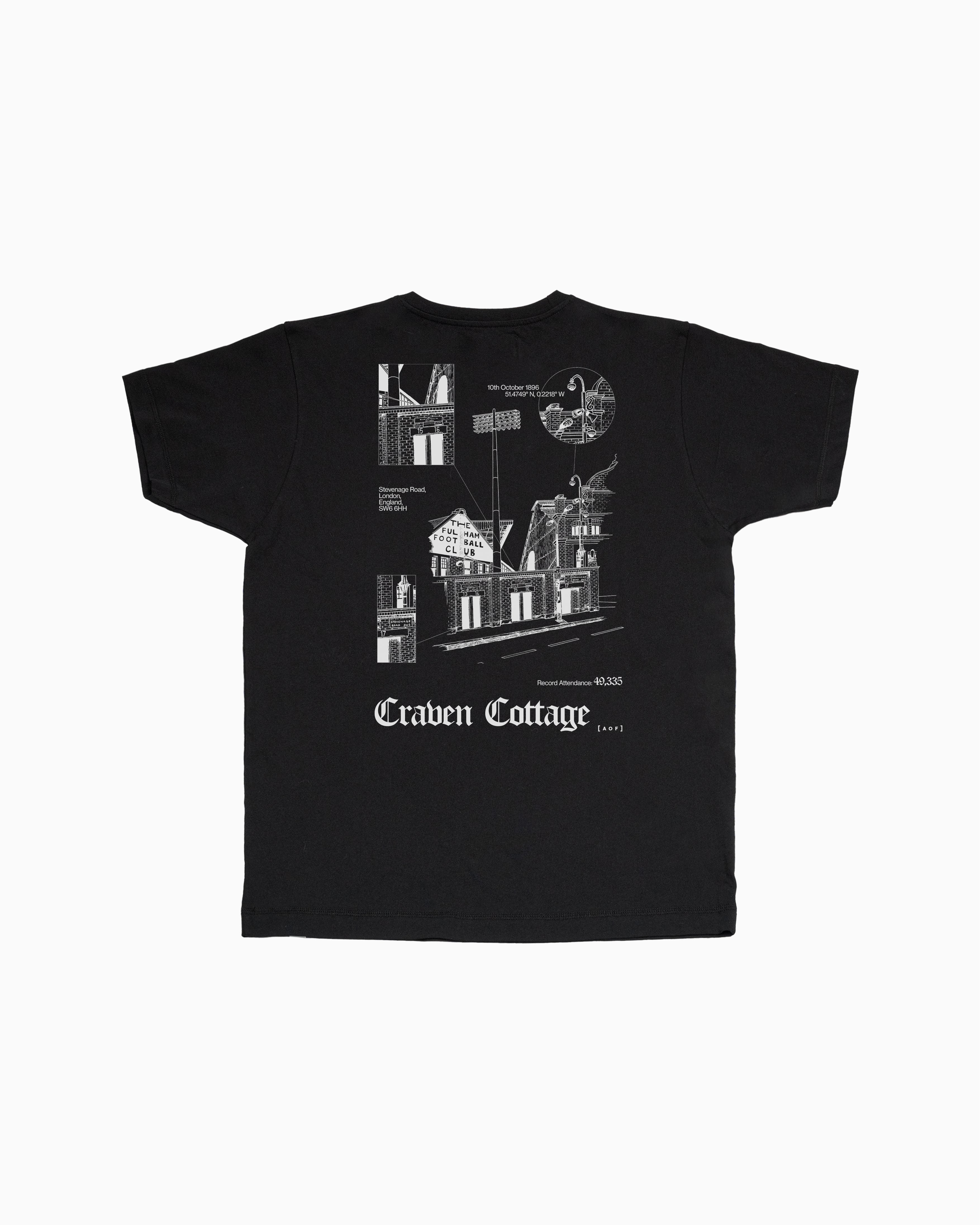 Craven Cottage Blueprint - Tee or Sweat