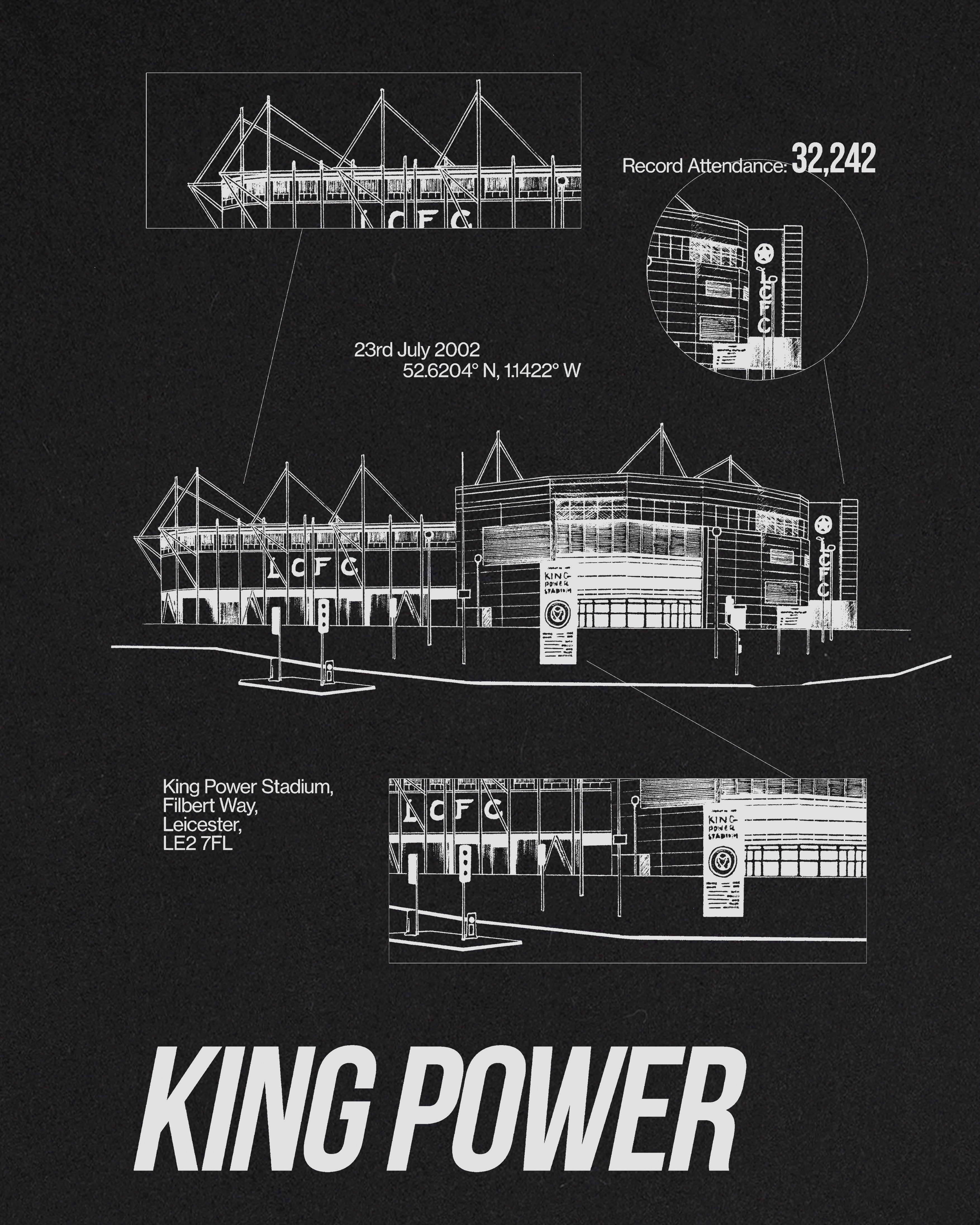 King Power Blueprint - Tee or Sweat