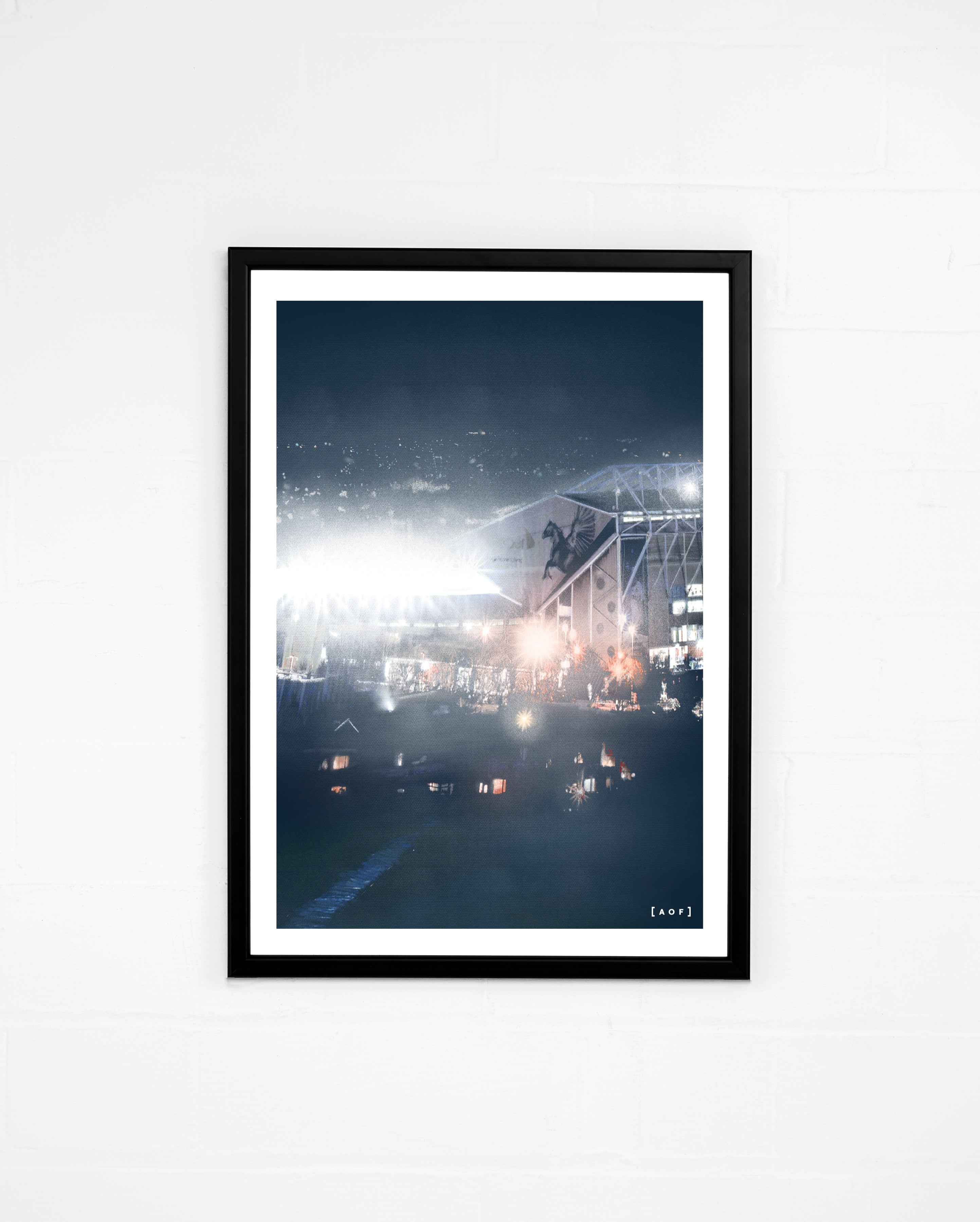 Elland Road by Night - Print