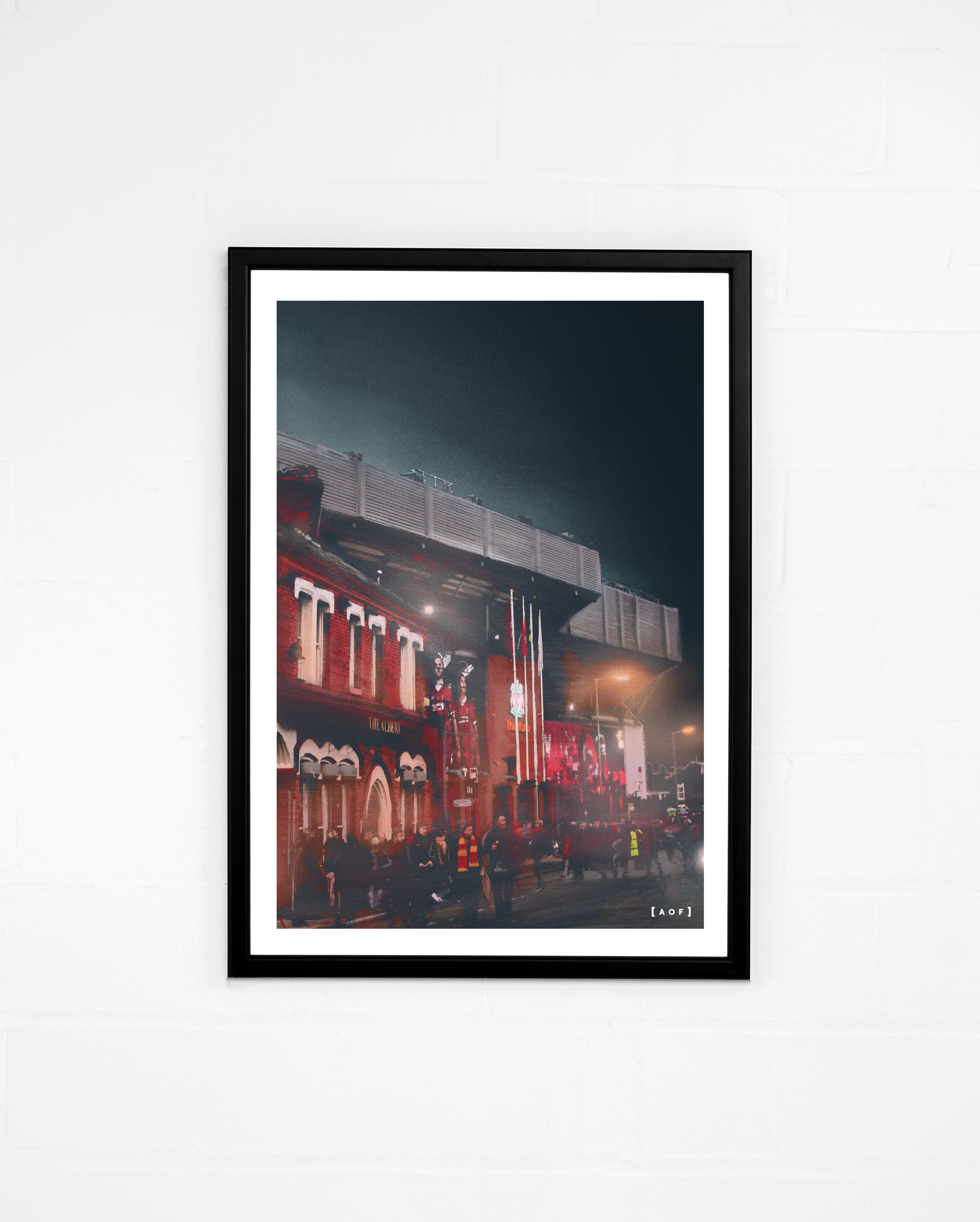 Anfield by Night - Print