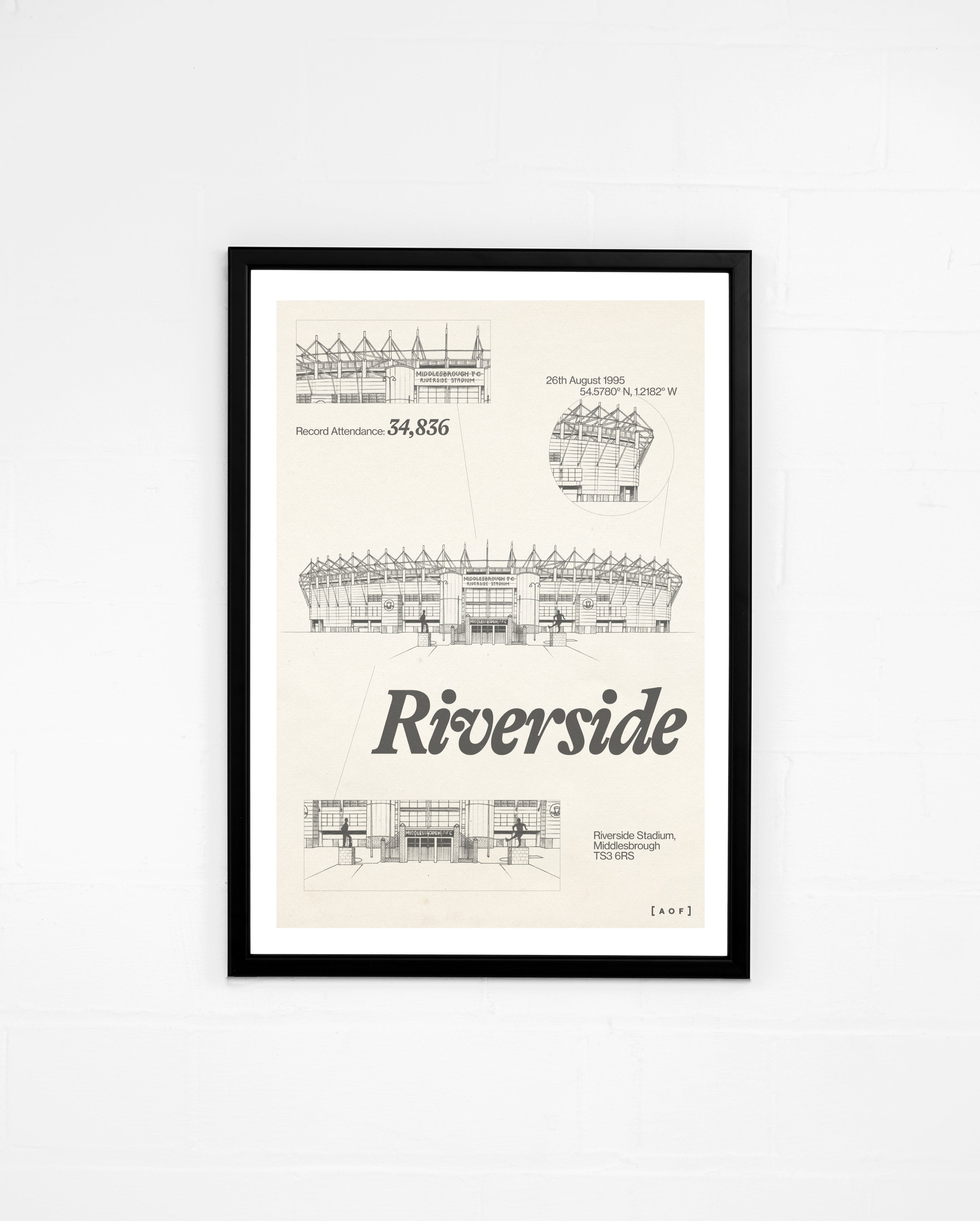 Middlesbrough Blueprint - Print