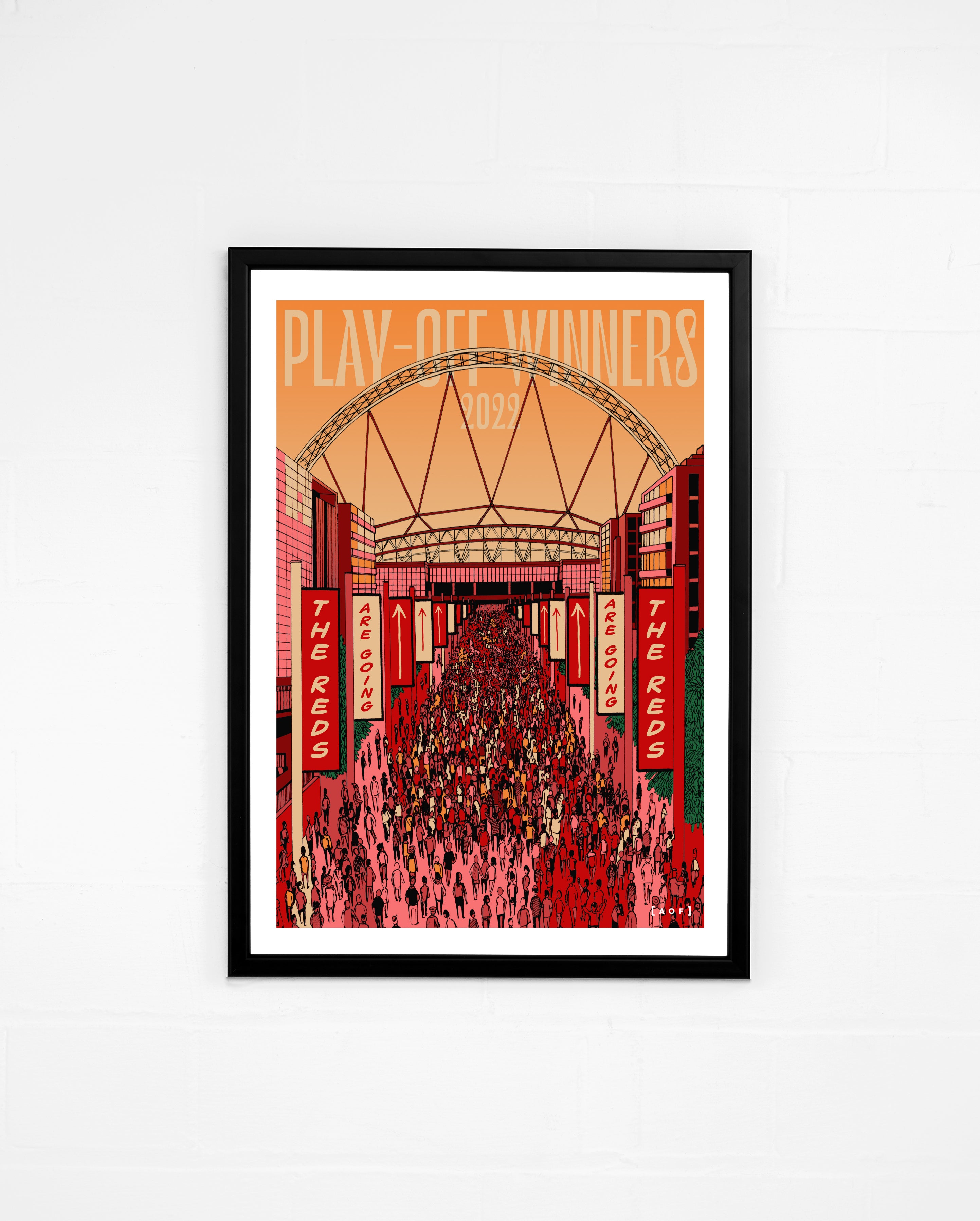 The Reds Are Going Up - Print