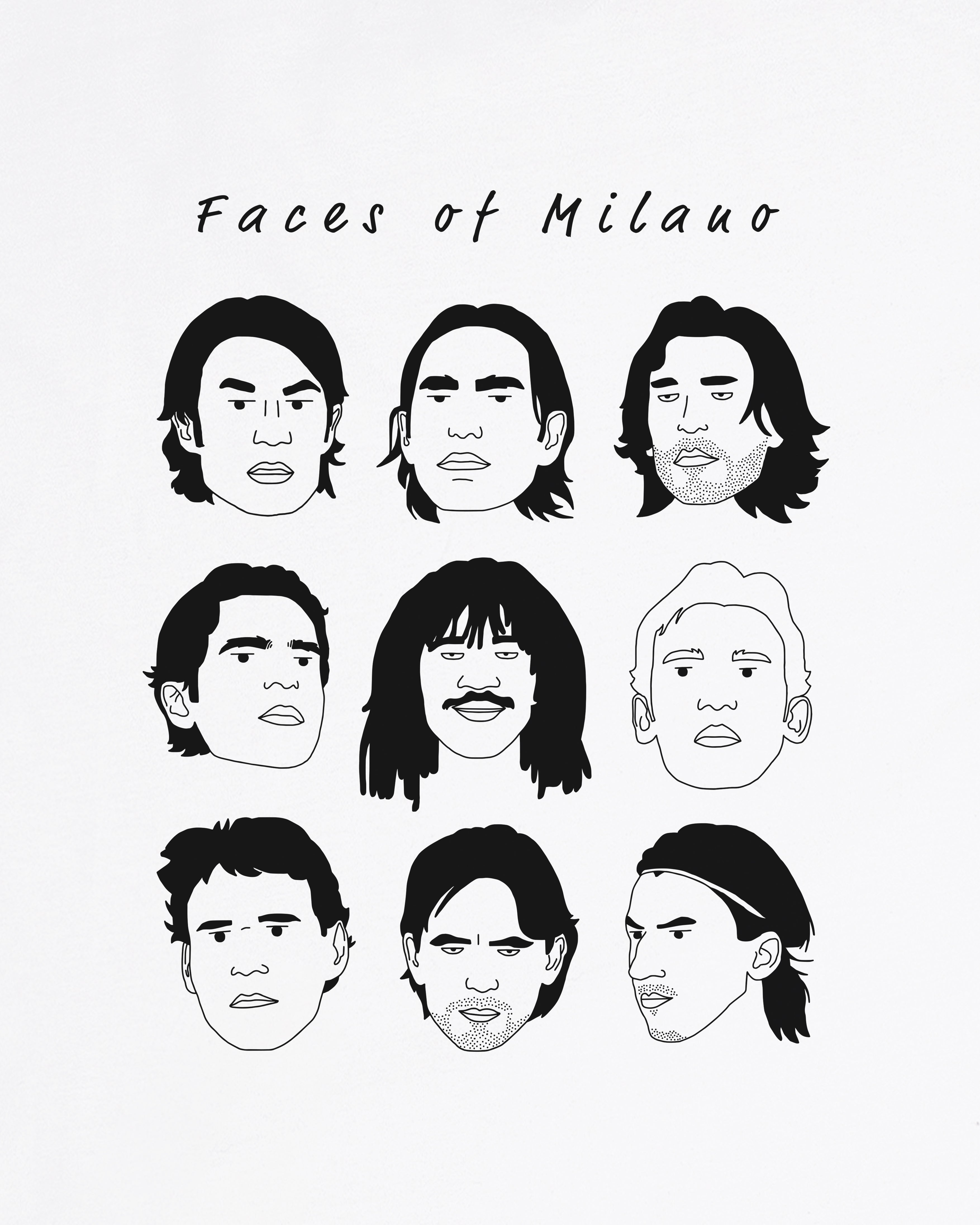 Faces of Milano - Tee or Sweat